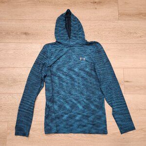 UA Threadborne Lightweight Pullover Hoodie, Dark Teal, MD